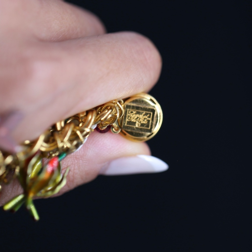 Colored 18k Gold Dipped Bracelet - image 6